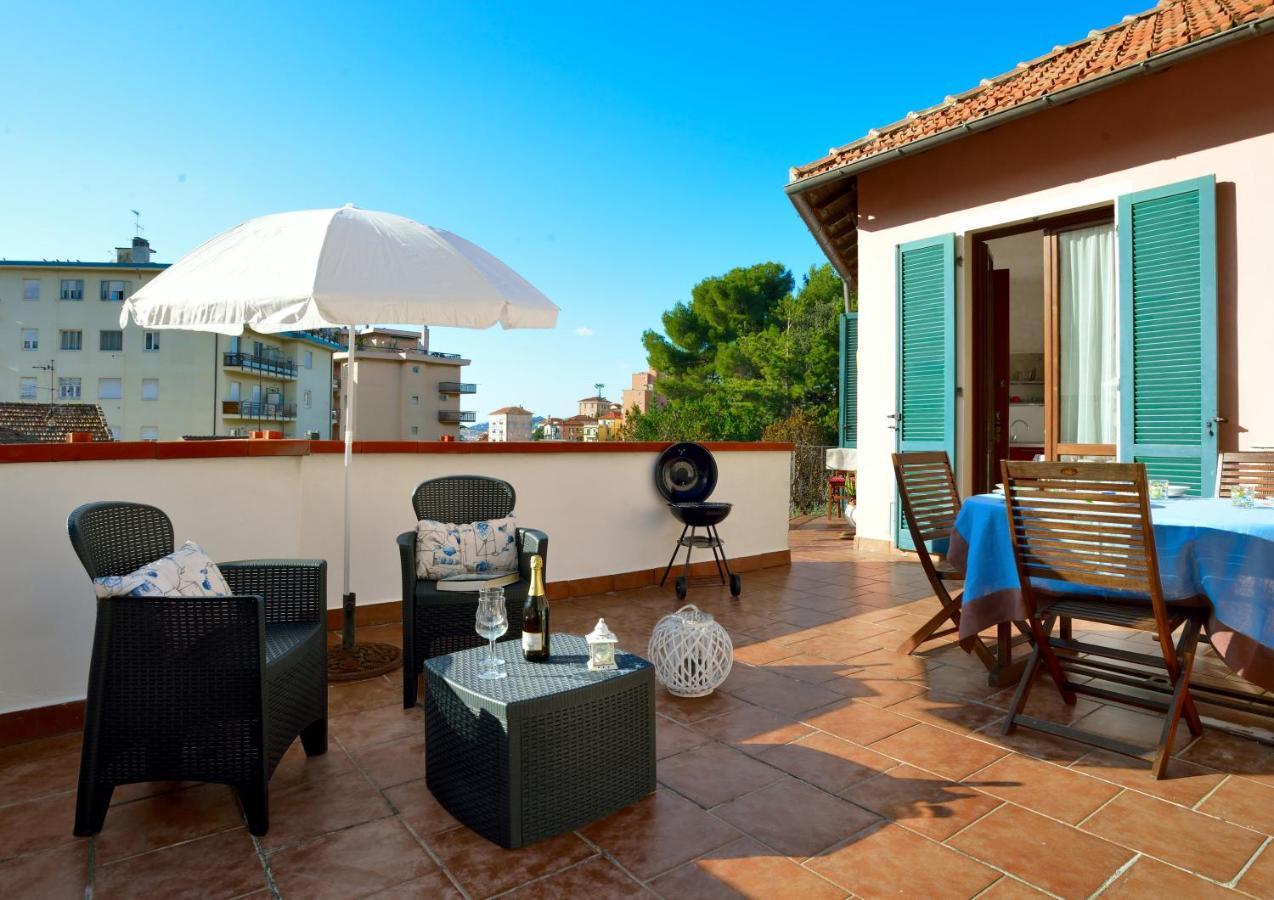 Вілла Casa Con Grande Terrazza, Ac, Wifi, Posto Auto E Vicino Al Mare Імперія Екстер'єр фото